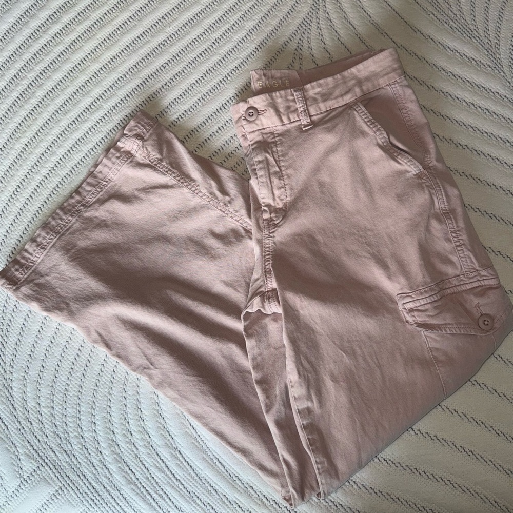 American Eagle Outfitters Dusty Rose Cargo Pants